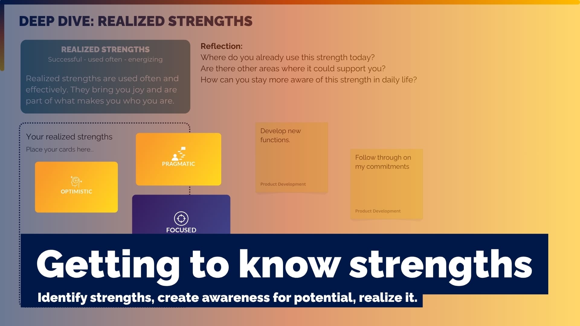 Get-to-know strengths
