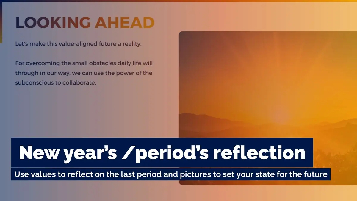 Reflection & Orientation for a new Phase